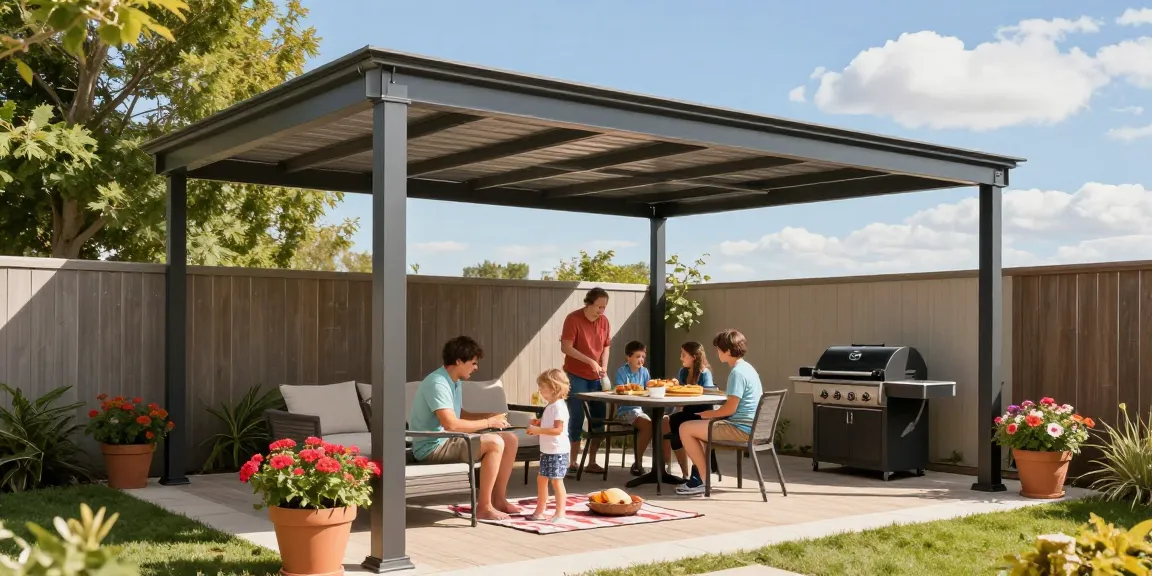 Moderne Terrassenüberdachungen bieten Schutz und Stil für Ihre Terrasse.