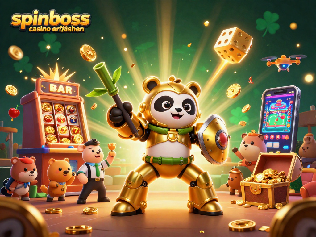 SpinBoss Casino Erfahrungen: spannende Spielaktionen in einem lebhaften Casino-Mix mit großem Gewinnpotenzial.