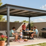 Moderne Terrassenüberdachungen bieten Schutz und Stil für Ihre Terrasse.