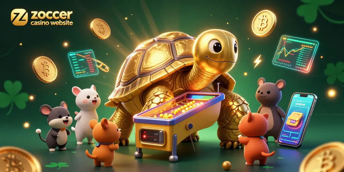 Engage in winning at the zoccer casino website with vibrant 3D illustrations showcasing exciting gaming elements.
